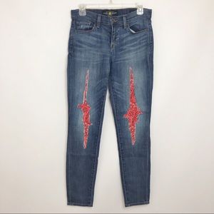 LUCKY BRAND | Brooke Skinny Bandana Jeans 4/27
